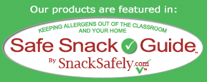 our products are featured in safe snak guide