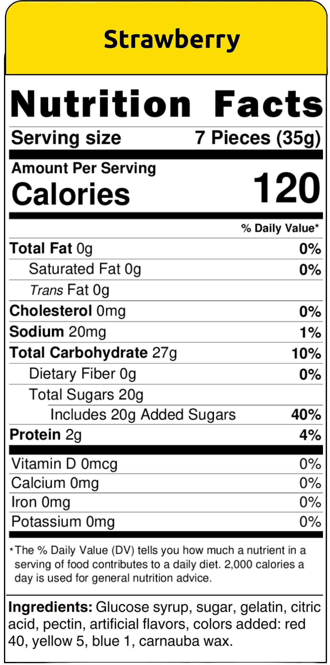 nutritional facts donuts