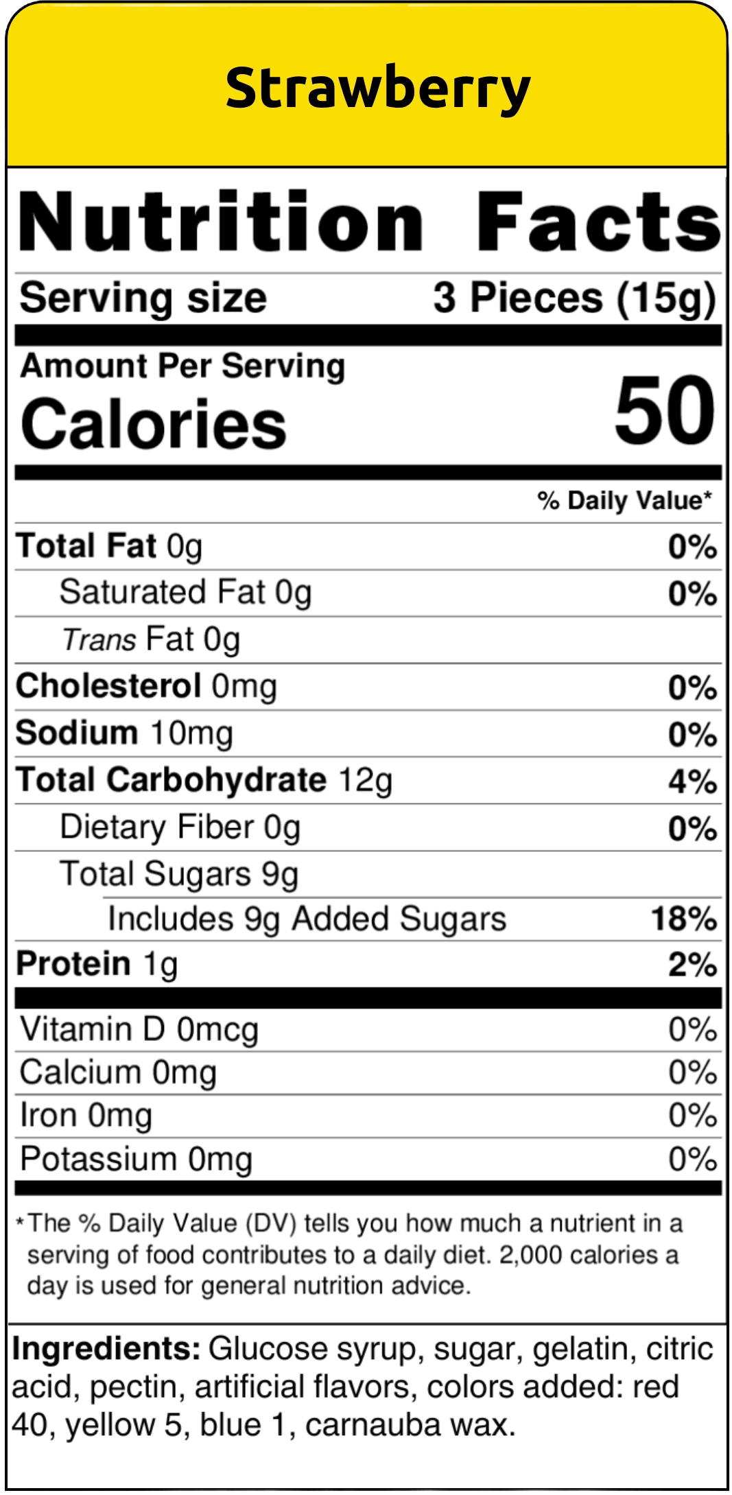 nutritional facts donuts