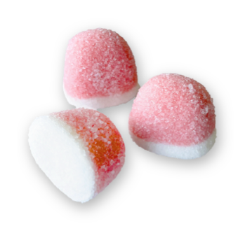 strawberry gummy realistic image